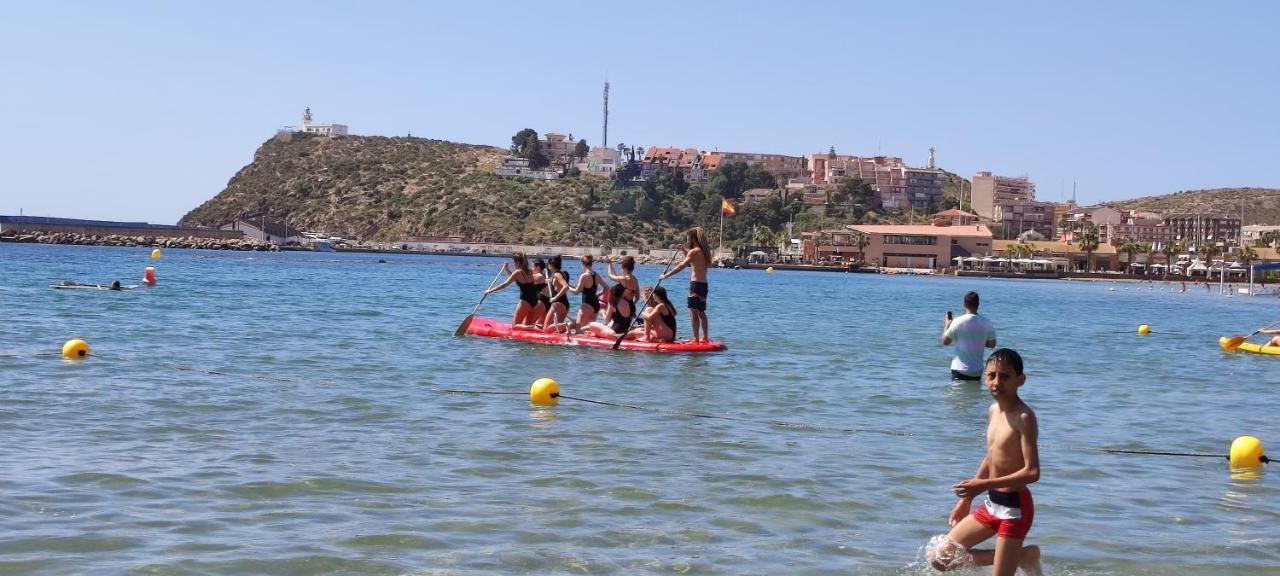 Bahia Mazarron Apartamento En Primera Linea Playa El Puerto de Mazarrón Dış mekan fotoğraf