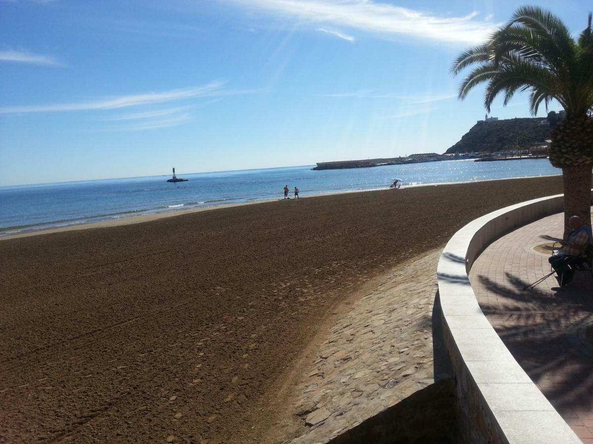 Bahia Mazarron Apartamento En Primera Linea Playa El Puerto de Mazarrón Dış mekan fotoğraf