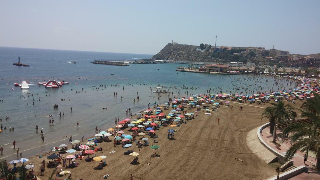 Bahia Mazarron Apartamento En Primera Linea Playa El Puerto de Mazarrón Dış mekan fotoğraf